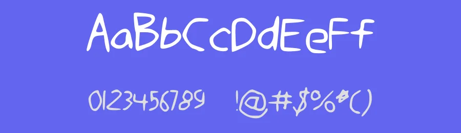 Gimp Mousewriting by Craftron Gaming — Script Handwritten Font — thumbnail 3