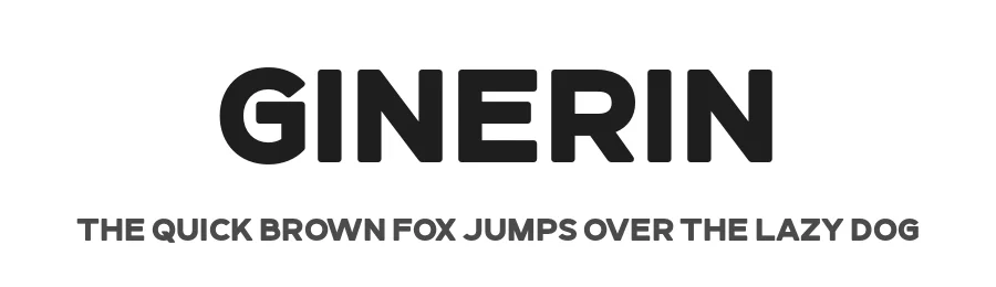 Ginerin by BrandSemut — Sans Serif Font