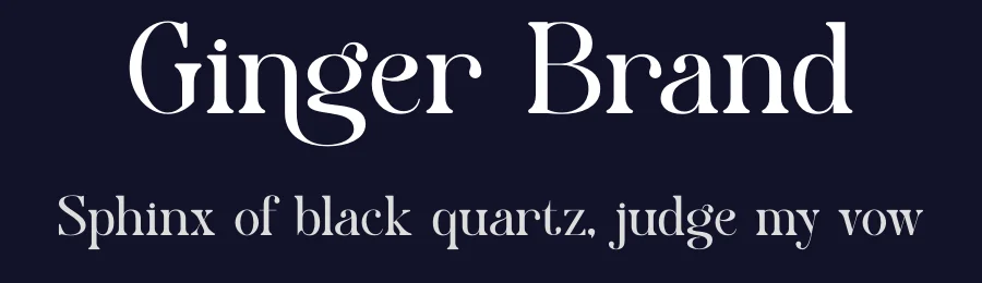 Ginger Brand by Muflieart — Serif Font — thumbnail 2