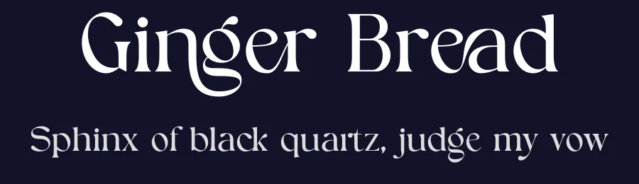 Ginger Bread by ToniStudio — Serif Font — thumbnail 2