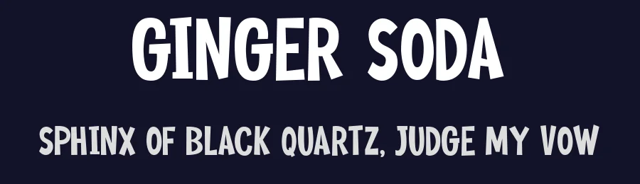 Ginger Soda by Kurnia Setyadi — Decorative Font — thumbnail 2