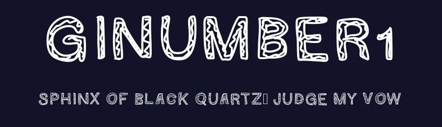 Ginumber1 by Gaelleing — Decorative Font — thumbnail 2