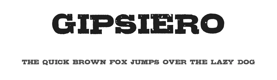 Gipsiero by Bumbayo Font Fabrik — Decorative Font