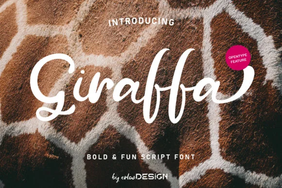 Giraffa Font by erlosDESIGN — Script Handwritten Font