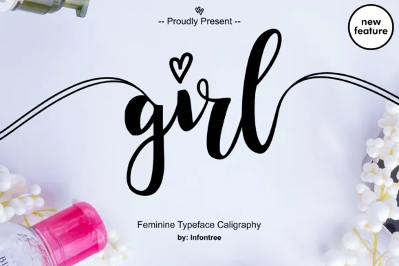 Girl Font by Infontree — Script Handwritten Font