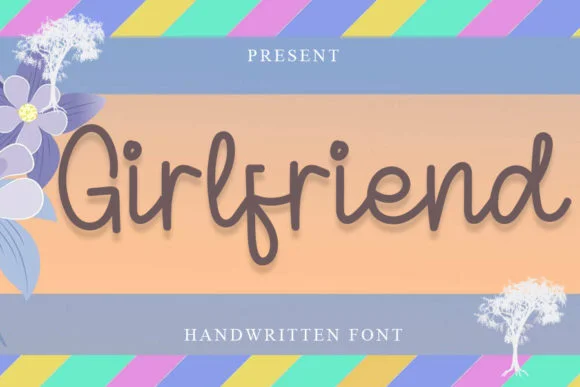 Girlfriend Font by Berkah Shop — Script Handwritten Font