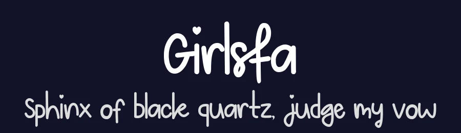 Girlsfa by Letterena Studios — Decorative Font — thumbnail 2
