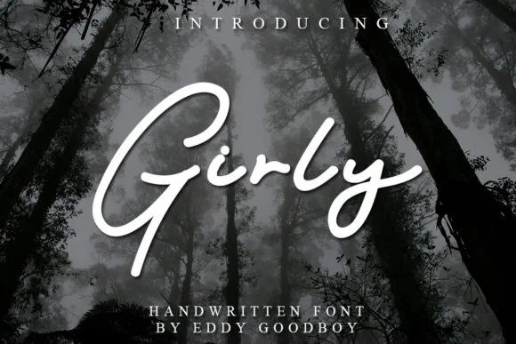 Girly Font by Eddygoodboy — Sans Serif Font
