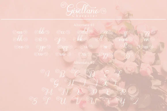 Gisellano Font by YanStudio — Script Handwritten Font — thumbnail 8