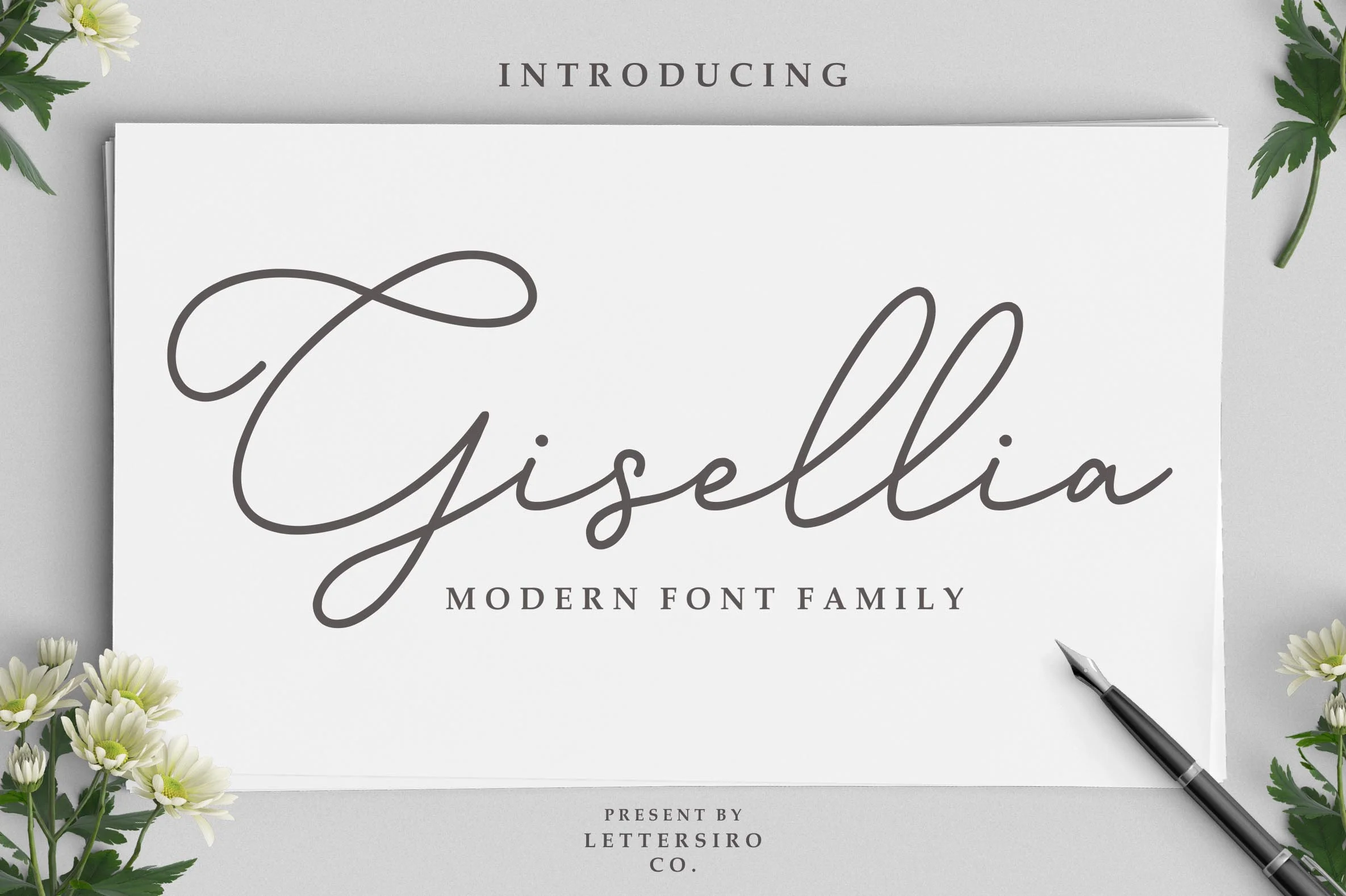 Gisellia Font by Lettersiro Co. — Script Handwritten Font