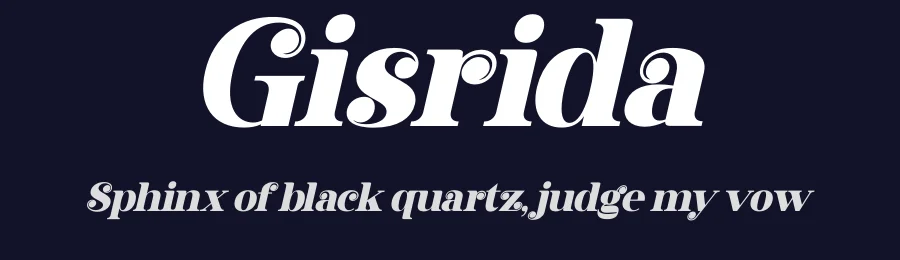 Gisrida by Letterena Studios — Serif Font — thumbnail 2