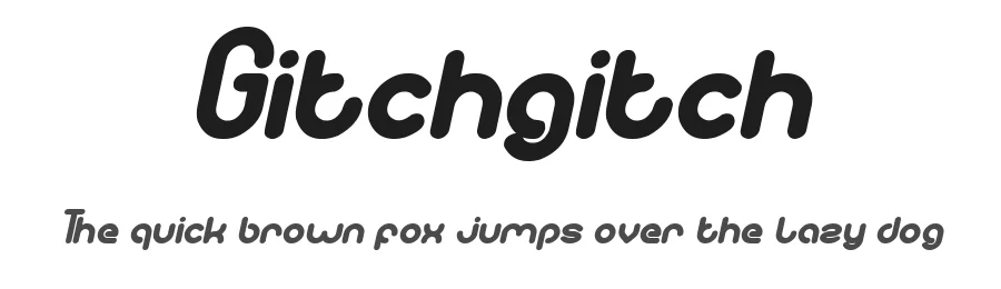Gitchgitch by weknow — Decorative Font