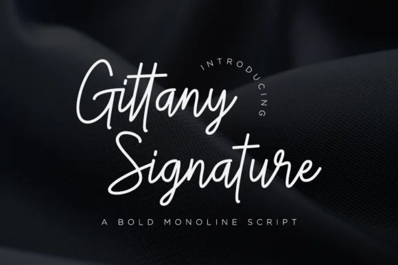 Gittany Signature Font by Skillyas Studio — Script Handwritten Font
