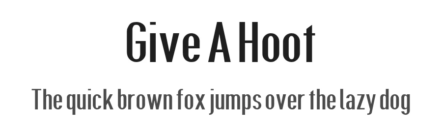 Give A Hoot