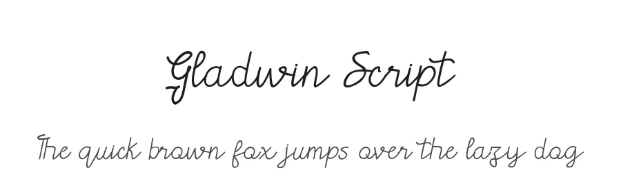Gladwin Script