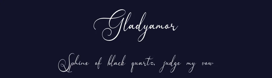 Gladyamor by Denustudios — Script Handwritten Font — thumbnail 2