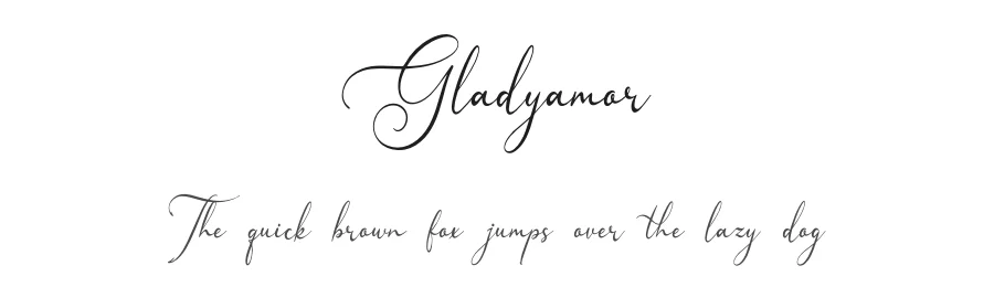 Gladyamor by Denustudios — Script Handwritten Font