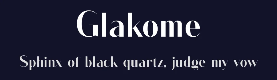 Glakome by BrandSemut — Sans Serif Font — thumbnail 2