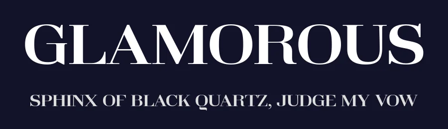 Glamorous by Eko Bimantara — Serif Font — thumbnail 2