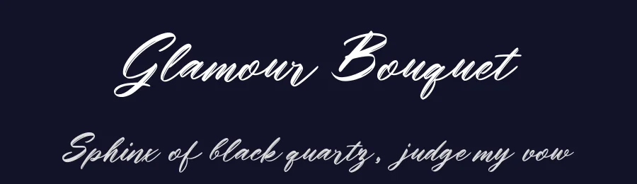 Glamour Bouquet by Aluyeah Studio — Script Handwritten Font — thumbnail 2