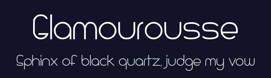 Glamourousse by Type Sailor — Sans Serif Font — thumbnail 2