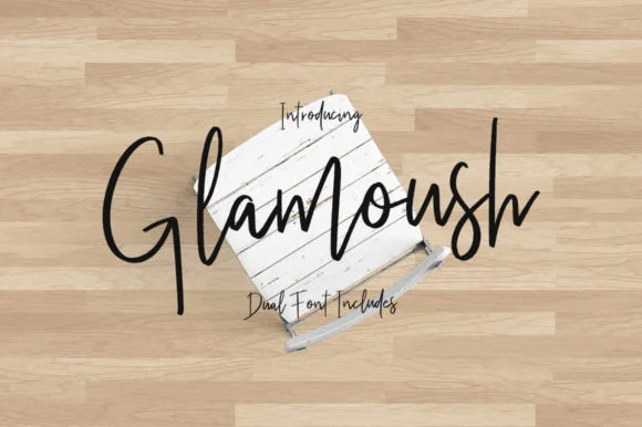 Glamoush Font by Maulana Creative — Script Handwritten Font