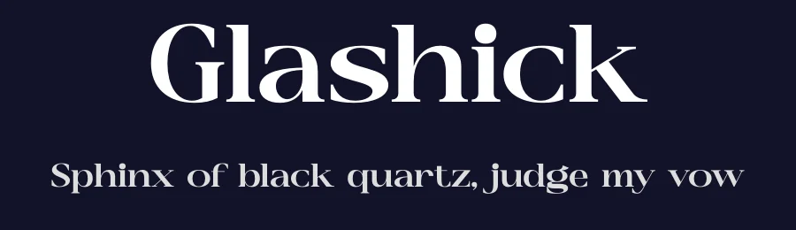 Glashick by Storytype Studio — Serif Font — thumbnail 2