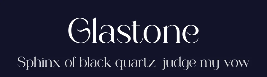 Glastone by Craft Supply Co. — Serif Font — thumbnail 2