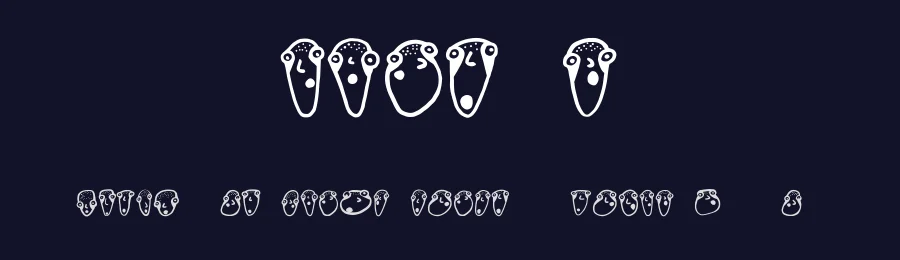 Glatze by Vladimir Nikolic — Dingbats Font — thumbnail 2