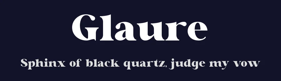 Glaure by Slide Shoot Type — Serif Font — thumbnail 2