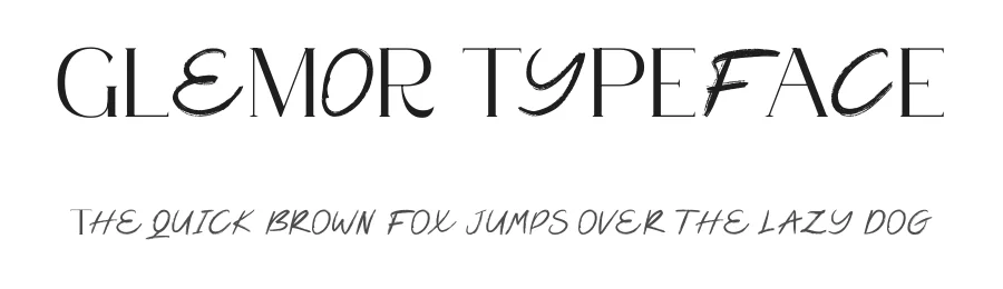 Glemor Typeface