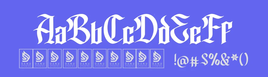 Glendork by Denustudios — Blackletter Font — thumbnail 3