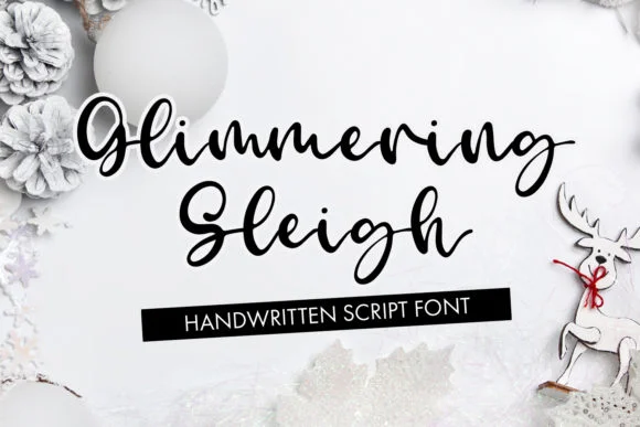 Glimmering Sleigh Font by freelingdesignhouse — Script Handwritten Font