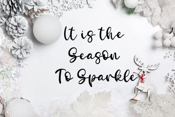 Glimmering Sleigh Font by freelingdesignhouse — Script Handwritten Font — thumbnail 3