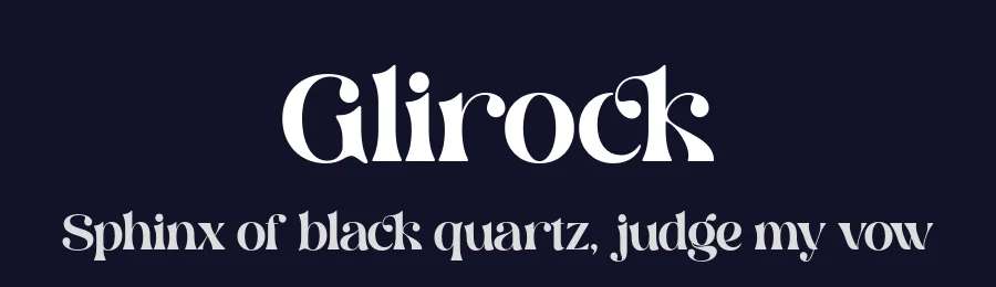 Glirock by BrandSemut — Serif Font — thumbnail 2