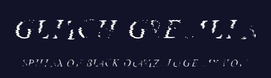 Glitch Gremlin by Blobify — Decorative Font — thumbnail 2