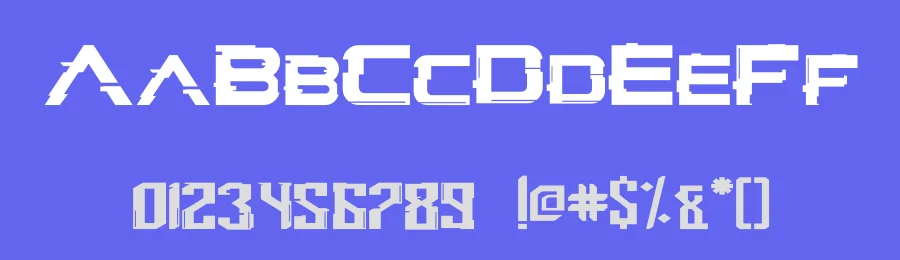 Glitch Inside by MaknaStudio — Display Font — thumbnail 3