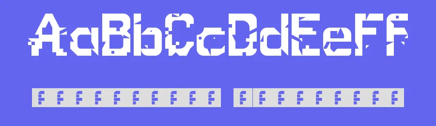 Glitch by James Stone — Display Font — thumbnail 3