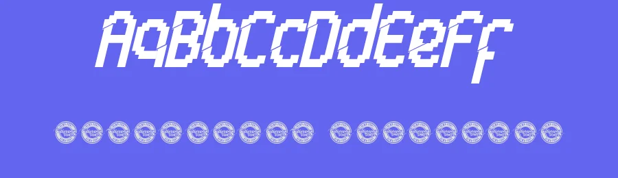 Glitchy by Calligraphy Fonts — Decorative Font — thumbnail 3