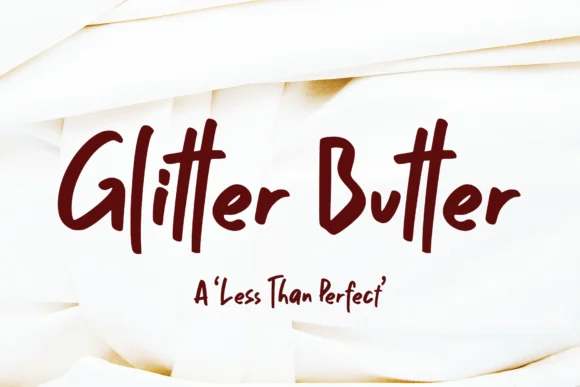 Glitter Butter Font by aldedesign — Script Handwritten Font