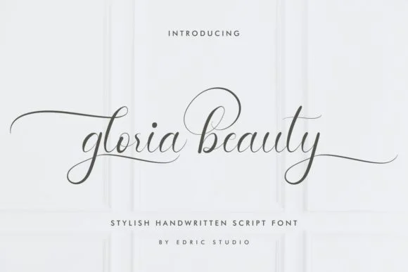 Gloria Beauty Font by EdricStudio — Serif Font
