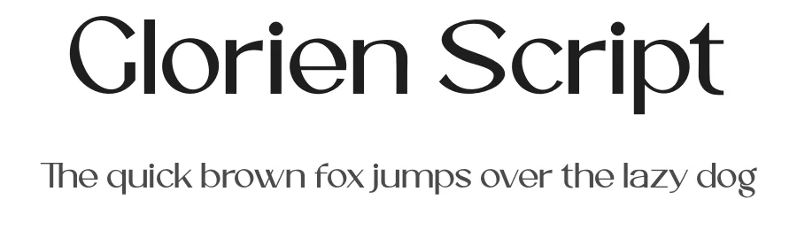 Glorien Script