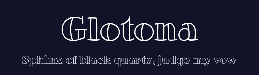 Glotona by deFharo — Decorative Font — thumbnail 2