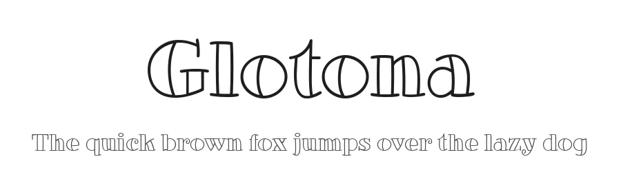 Glotona by deFharo β Decorative Font