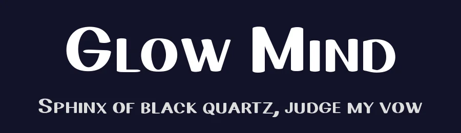 Glow Mind by Aji Waluyo — Decorative Font — thumbnail 2