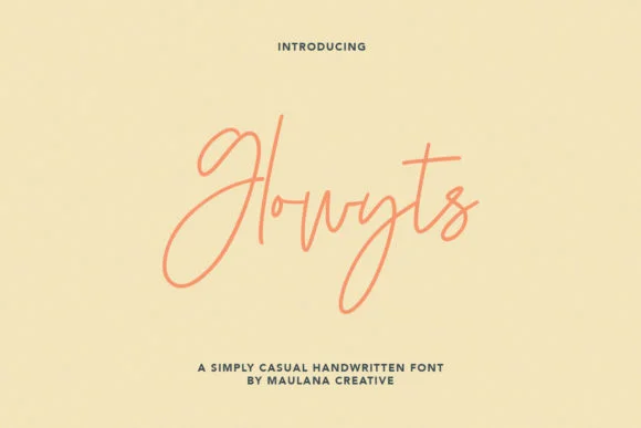 Glowyts Font by Maulana Creative — Script Handwritten Font