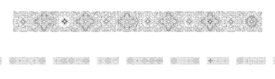 GlukFramesG1 by gluk — Dingbats Font