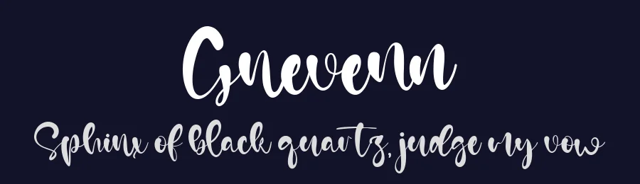 Gnevenn by Staircase Studio — Script Handwritten Font — thumbnail 2