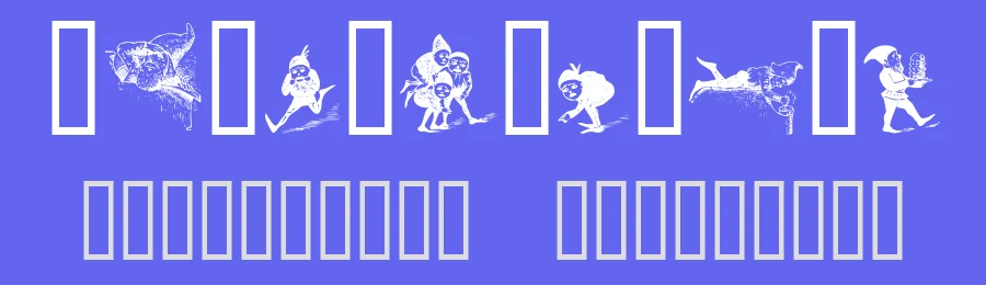 Gnomes by Listemageren — Dingbats Font — thumbnail 3