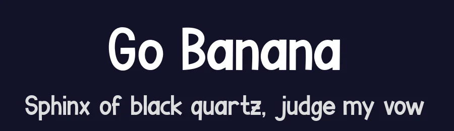 Go Banana by Polah Type — Decorative Font — thumbnail 2